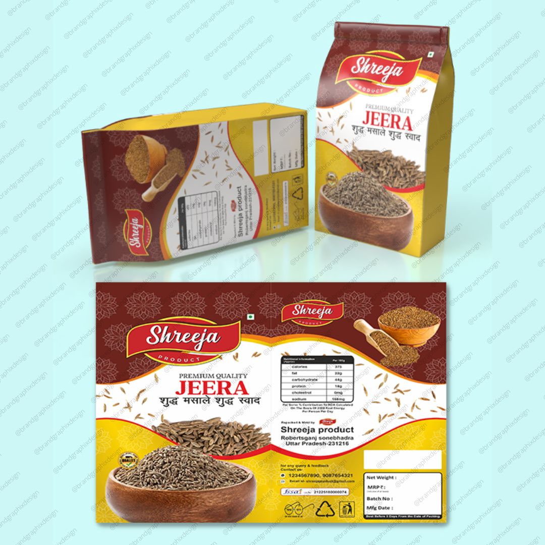 Jeera, Packaging Design