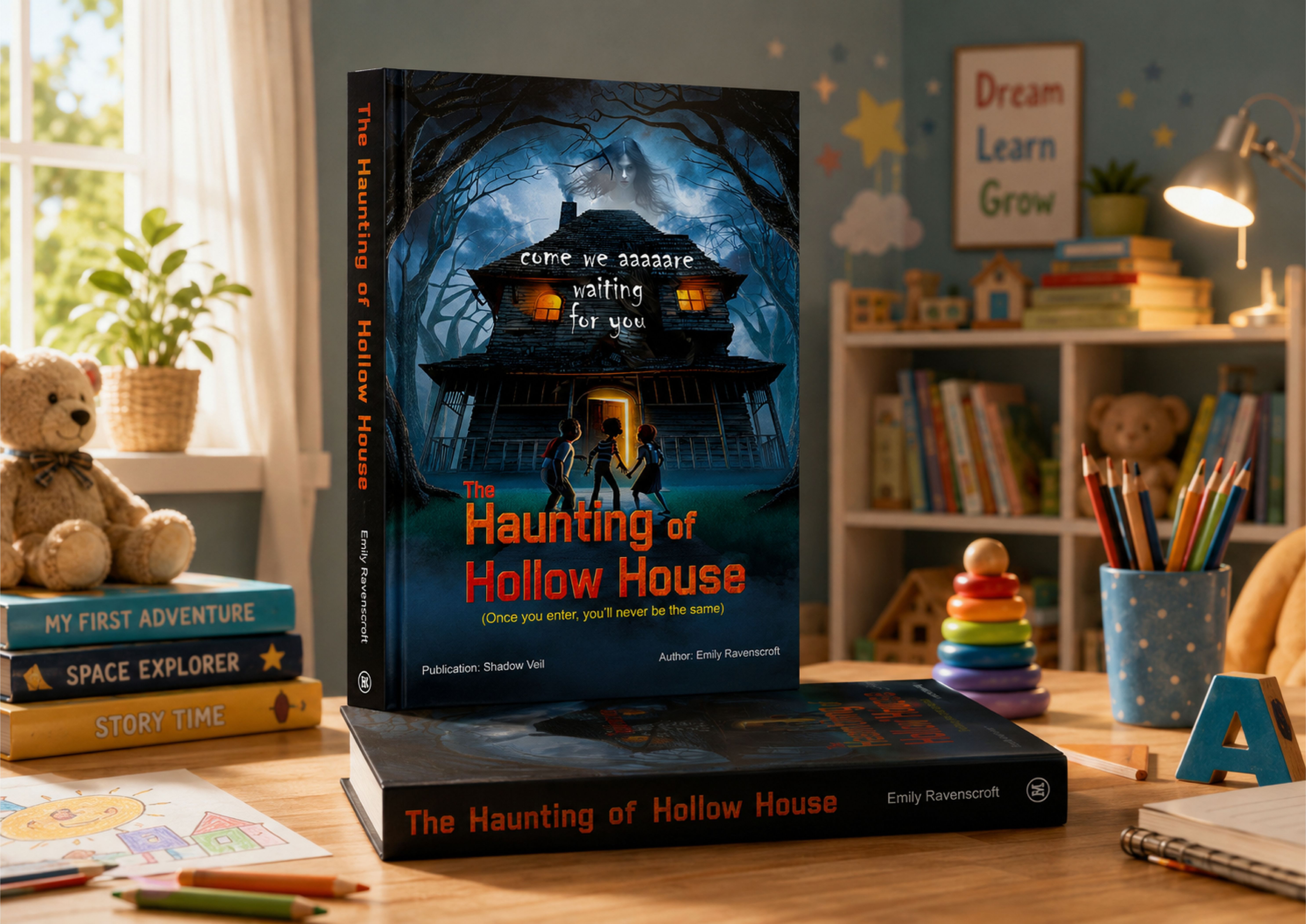 The Haunting of Hollow House — Print Design